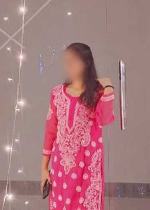 Pink Embroidered Kurta