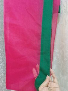 Pink Embroidered Long Kurta and dupatta