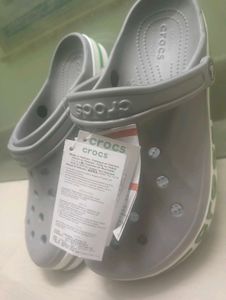 Crocs Gray Flip Flops
