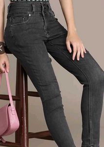 Gray Wash Skinny Jeans