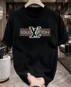 Louis Vuitton Black Monogram Logo T-Shirt