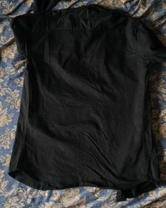 Black printed shirt