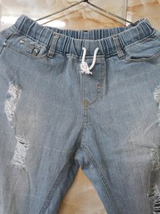 Distressed Denim Jeans