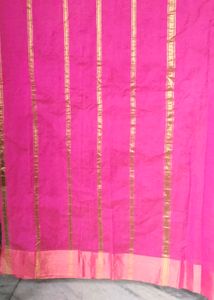 Pink saree