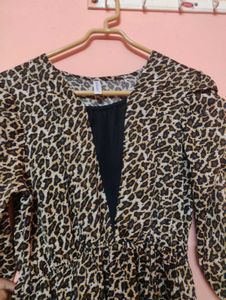 Leopard Printed Frock