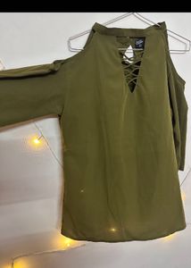 Olive Stylish Top