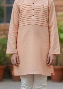 Boys Peach Kurta