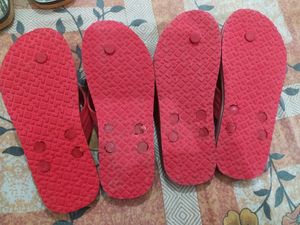4 Piece Combo Men Fancy Hawaii Slipper Size 5