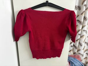Beautiful Red Crop Top