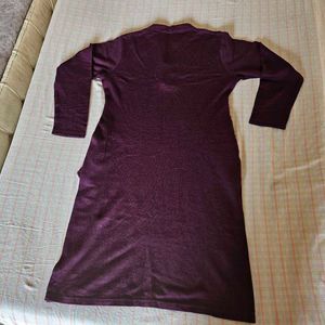 Embroidered Woolen Kurta