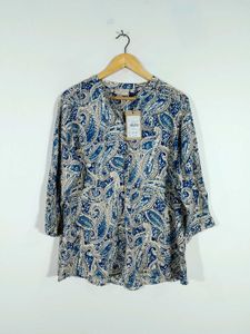 Multi Color Printed Tunic Top Women's