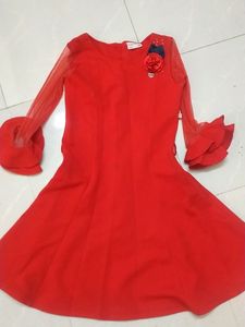 Red Frock For Girls