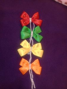 Decorative Ribbon Bows (Set of 4)