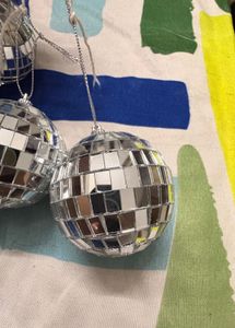 Disco Christmas Ball Ornaments (Set of 4)