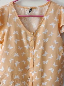 Butterfly Print Top