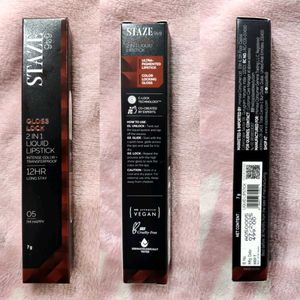 STAZE Gloss Lock 2-in-1 Liquid Lipstick