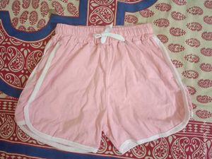 Pink Sporty Shorts