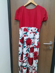 Floral Print Maxi Dress