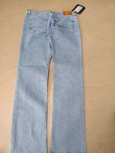 Highlander Light Wash Denim Jeans, 34 Size