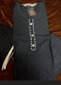 Elegant Black Kurta Set