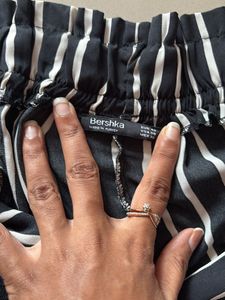 Striped High-Waisted Palazzo Pants
