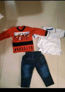 New Baby Set + Pantaloons T Shirt