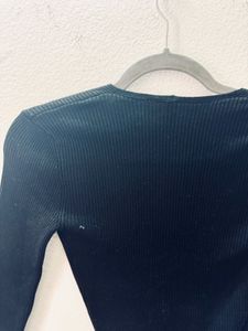 Black Wrap Top