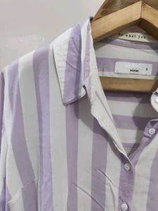 Striped Button-Up Top