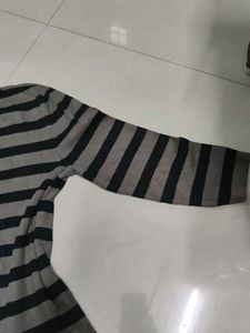 Striped V-Neck Top