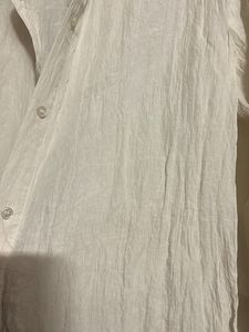 Off White Crinkled H&amp;M Shirt