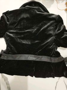 Embellished Velvet blazer jacket