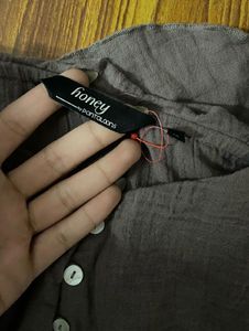 Stylish Ruffle Front Top