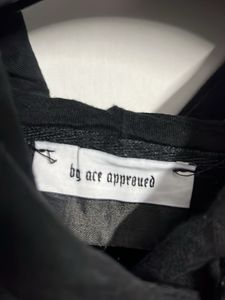 vintage Black Graphic Print Hoodie