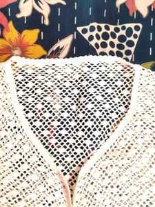 Never Wear Beautiful Front Open Shrug, Wooven