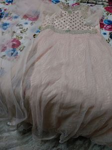 Baby Pink Colour Party Wear  Gawn