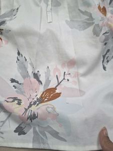 Beautiful Designed White Empire Top
