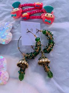 Earrings With Hair Pins