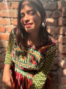 Patola printed ghaghra with blouse