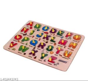 New Alphabet Wooden Puzzle Board