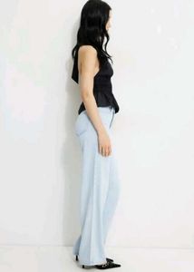 Light Blue Wide Leg Jeans