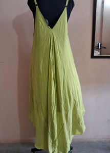 Flowy Green Summer Dress