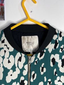 ZARA TRF // Leopard Print Bomber Jacket