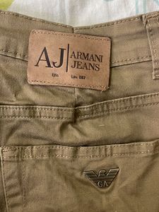 Ladies Trousers - 100% Cotton By Armani Jeans