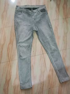 Grey Denim Jeans