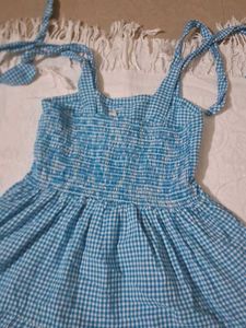 Blue Gingham Sundress