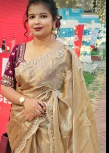 Wedding Wear Saree Totally New Once Time Use Only