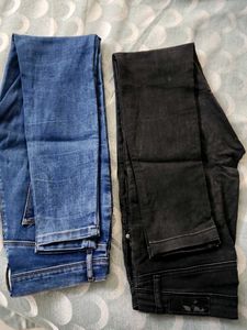 Women's Jeans (Blue &amp; Black)