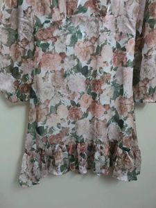 Floral Print Mini Dress