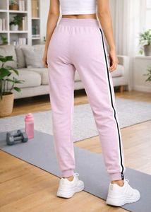 Lilac Striped Joggers