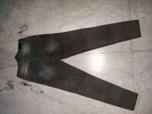Charcoal Skinny Jeans High Rise